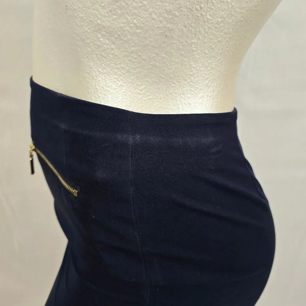 Tommy Hilfiger Midnight Blue Knee Length Pencil Skirt Sz 12